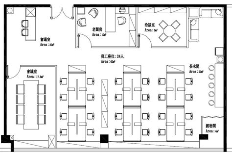 辦公室格局平面圖